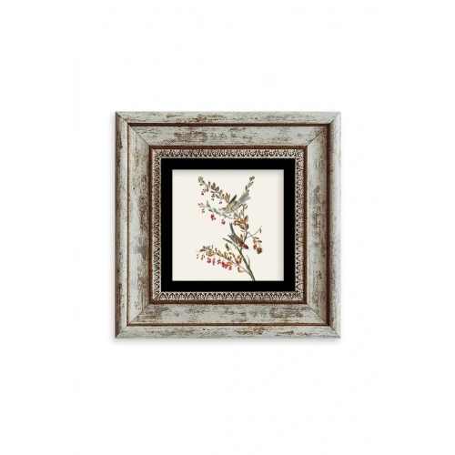 Dal Çerçeveli Taş Tablo 20 cm