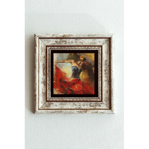 Dans Çerçeveli Taş Tablo , Çerçeveli Taş Duvar Dekoru-enkcrcvtbl-00152 20 cm