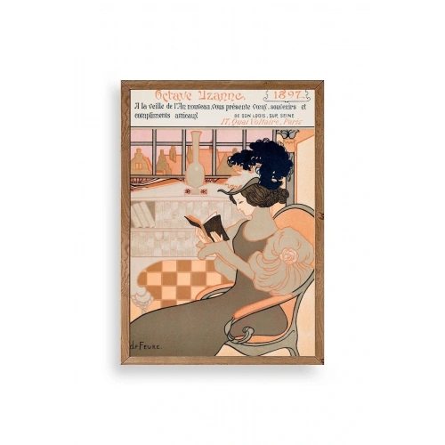 De Feure Ahşap Çerçeveli Tablo 50 x 70