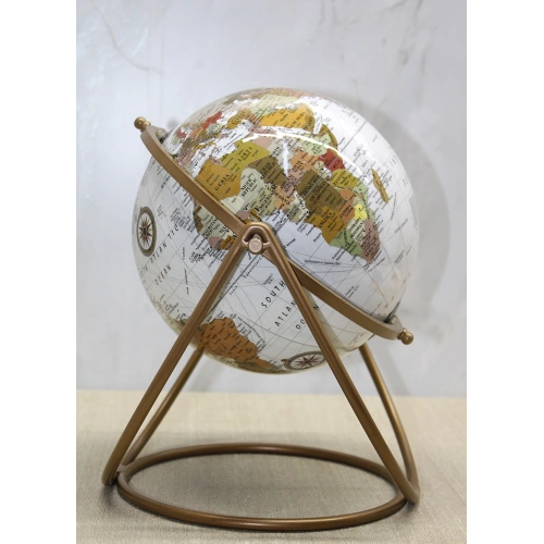 Dekoratif Metal Standlı Dünya Küre - Model 4