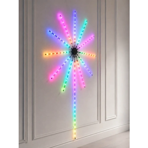 Dekoratif Rgb Led Duvar Lambası Telefon Kontrollü Ortam