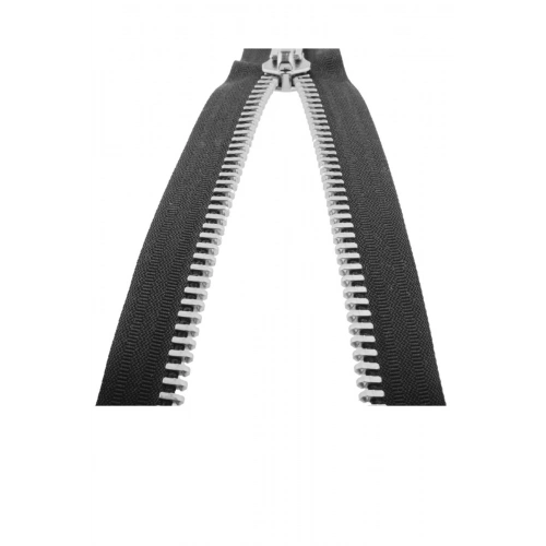 Demir Dişli Çanta Fermuarı En 3 Cm Gri