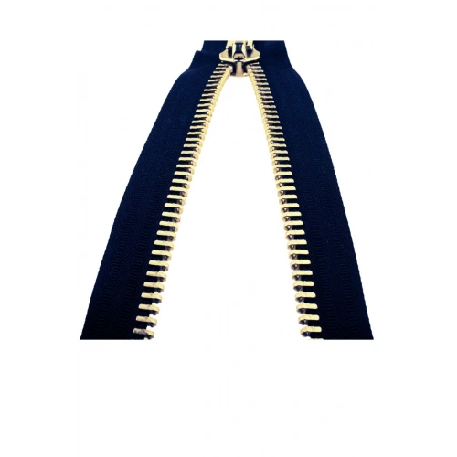 Demir Dişli Çanta Fermuarı En 3 Cm Petrol Mavisi