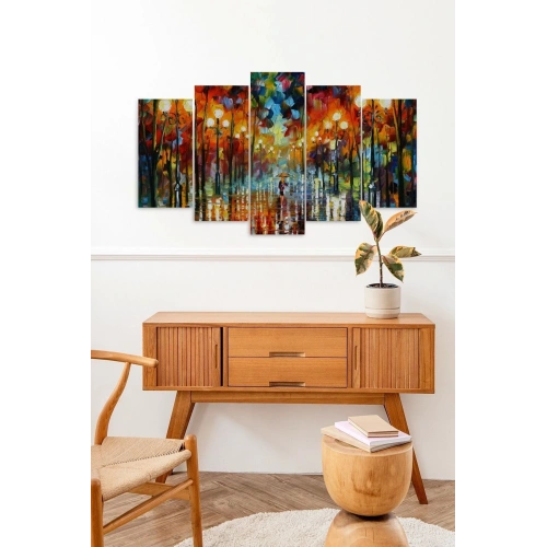 Deniz Manzarası 5 Parçalı Mdf Tablo 60 x 100