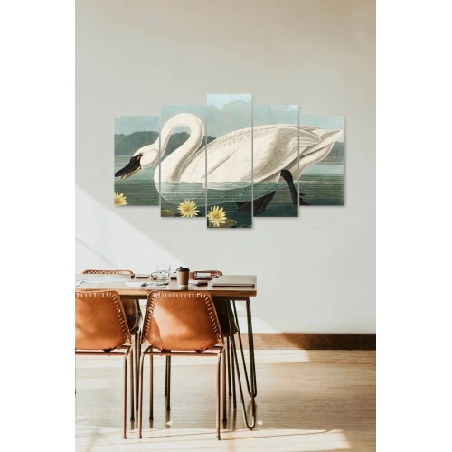 Deniz Manzarası 5 Parçalı Mdf Tablo 60 x 100