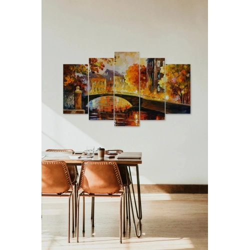 Deniz Manzarası 5 Parçalı Mdf Tablo 60 x 100