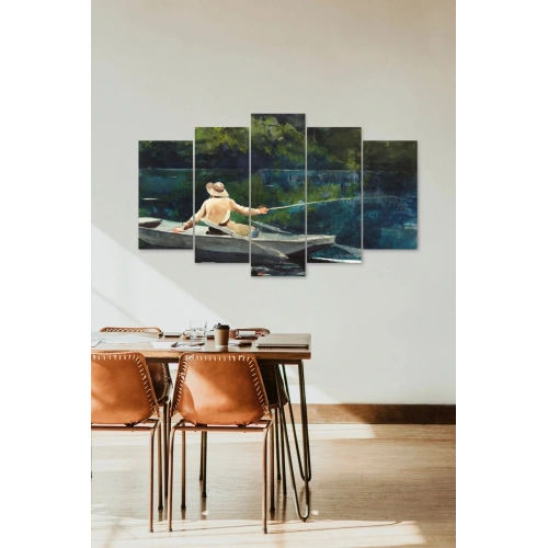 Deniz Manzarası 5 Parçalı Mdf Tablo 60 x 100