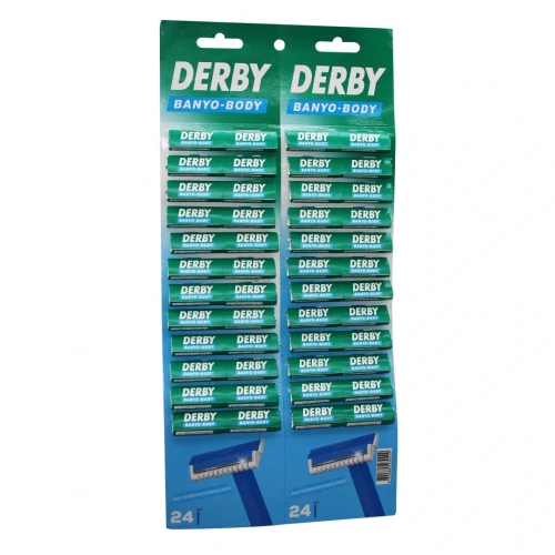 DERBY BANYO BODY TEK BIÇAK KARTELALI JİLET 48PCS (5365)