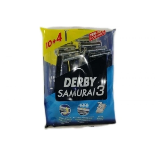 DERBY SAMURAİ 3 BIÇAK 10+4 PARÇA.POŞETLİ (5365)