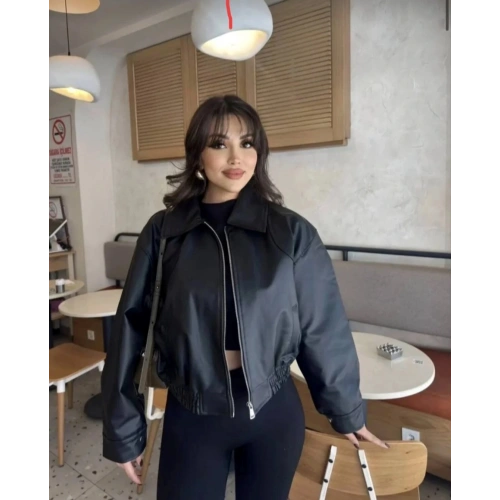 Deri Bomber Deri Ceket
