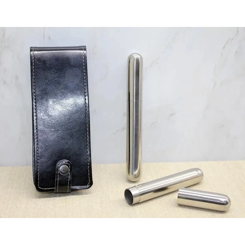 Deri Kilifli Paslanmaz Çelik Matara