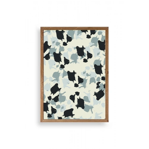 Desen Ahşap Çerçeveli Tablo 17 x 23