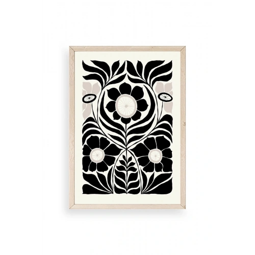 Desen Ahşap Çerçeveli Tablo 17 x 23