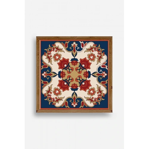 Desen Ahşap Çerçeveli Tablo 23 x 23
