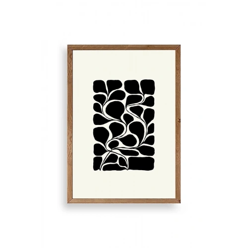 Desen Ahşap Çerçeveli Tablo 23 x 30