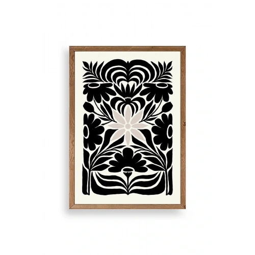 Desen Ahşap Çerçeveli Tablo 30 x 42