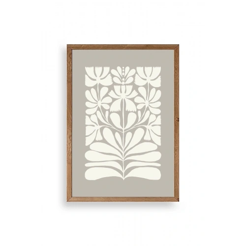 Desen Ahşap Çerçeveli Tablo 30 x 42