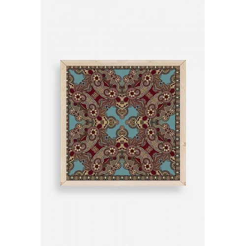 Desen Ahşap Çerçeveli Tablo 50 x 50