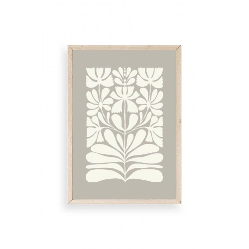 Desen Ahşap Çerçeveli Tablo 50 x 70