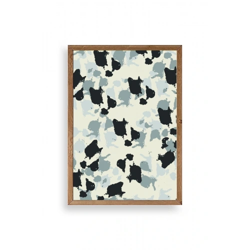 Desen Ahşap Çerçeveli Tablo 50 x 70