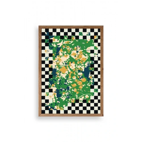 Desen Ahşap Çerçeveli Tablo 50 x 70