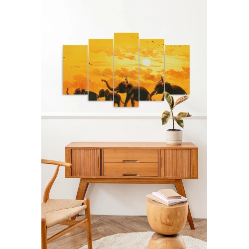 Develer 5 Parçalı Mdf Tablo 60 x 100