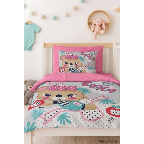 Digital Printed 3D Cotton Newborn Baby Bedding Set Baby Koala