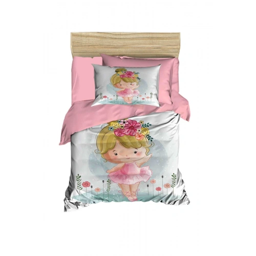 Digital Printed 3D Cotton Newborn Baby Bedding Set Ballerina