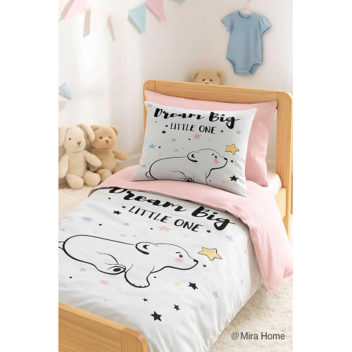 Digital Printed 3D Cotton Newborn Baby Bedding Set Dream Big