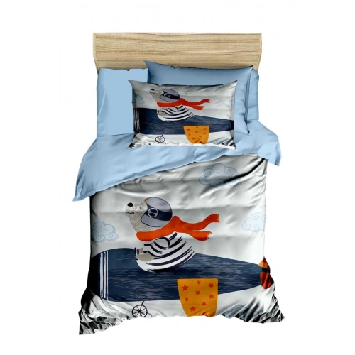 Digital Printed 3D Cotton Newborn Baby Bedding Set Fly Foggy