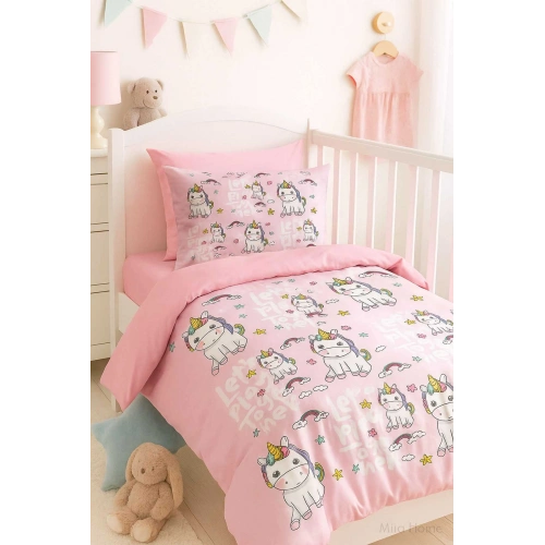 Digital Printed 3D Cotton Newborn Baby Bedding Set Lets Play Together