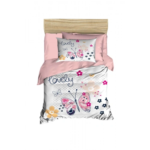 Digital Printed 3D Cotton Newborn Baby Bedding Set Lovely Butterfly