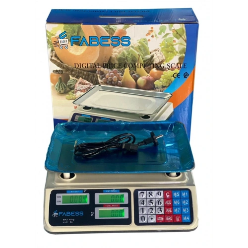 Dijital Göstergeli Elektronik Bakkal Kasap Manav Terazisi 40 Kg (5365)
