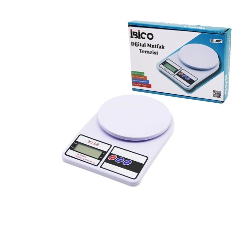 DİJİTAL - PİLLİ MUTFAK TERAZİSİ TARTI 10KG / 1GR (5365)