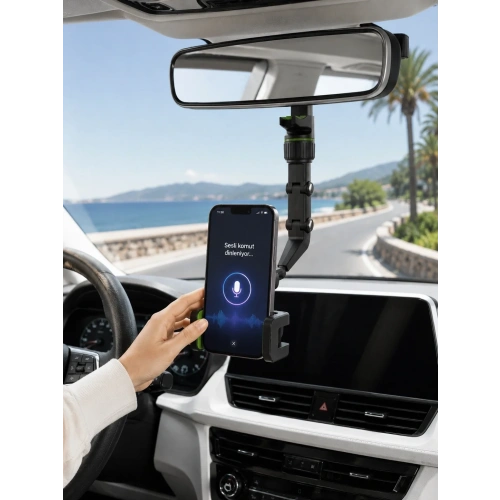 Dikiz Telefon Tutucu Araç İçi