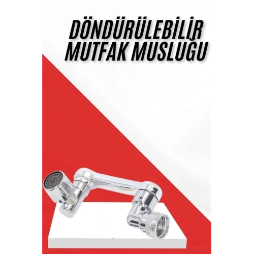 Dönebilen Tasarruflu Mutfak Musluk Ucu 1 Adet