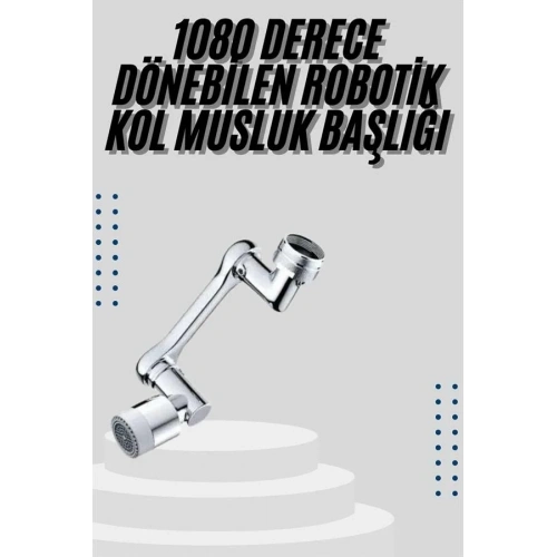 Dönebilir Musluk Aparatı 1080 Derece Oynar Başlık