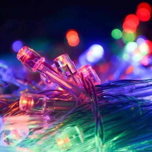 Durukar® 10 Metre 100 Ledli 8 Fonksiyonlu Karışık Renkli RGB Led Lamba