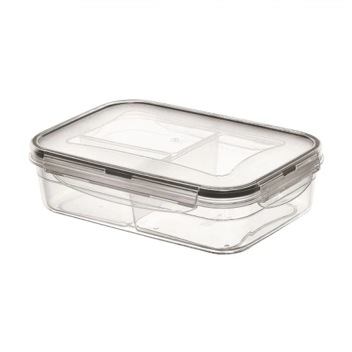 Durukar® 3 Compartment Locking Lid 1 Liter Food Storage Container LC-510