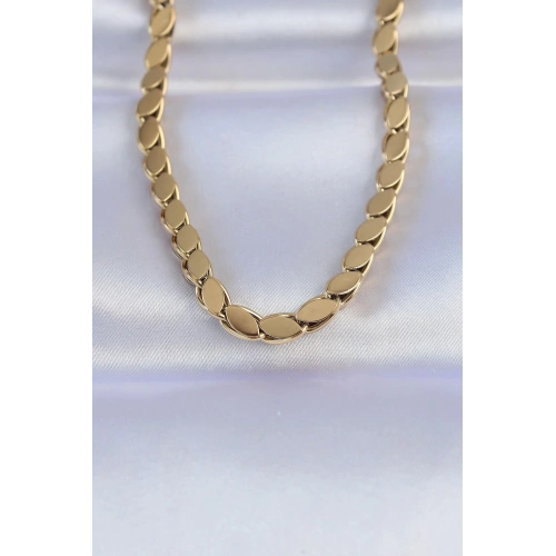 Durukar® 316L Çelik Gold Renk Arpa Model Kolye