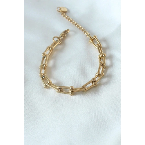 Durukar® 316L Çelik Gold Renk Tifany Model Kadın Bileklik