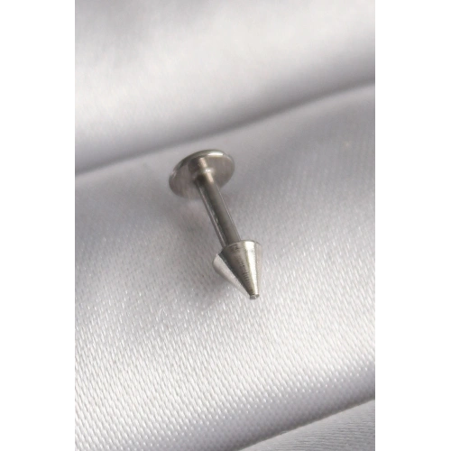 Durukar® 316L Çelik Gümüş Renk Çivi Model Piercing