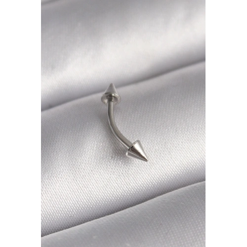 Durukar® 316L Çelik Gümüş Renk Çivi Model Piercing