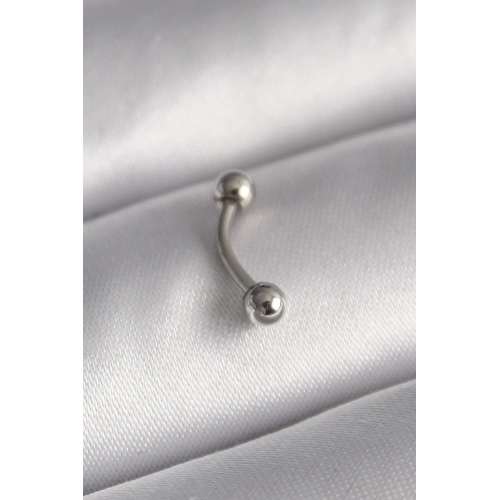 Durukar® 316L Çelik Gümüş Renk Topçuk Model Piercing