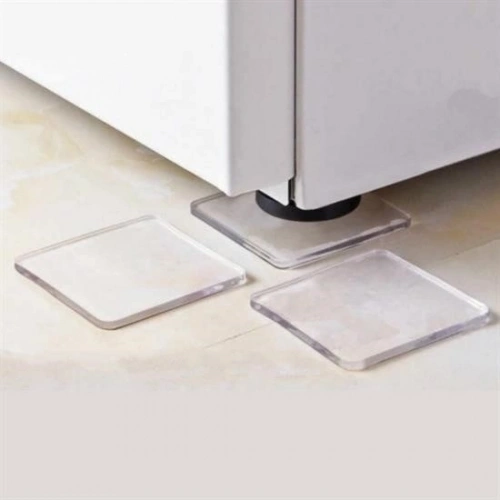 Durukar® 4 Pieces Silicone Transparent Chair Furniture Table Home Appliance Printer Protective Non-Slip Durable Pe