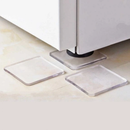 Durukar® 4 Pieces Silicone Transparent Chair Furniture Table Home Appliance Printer Protective Non-Slip Durable Pe