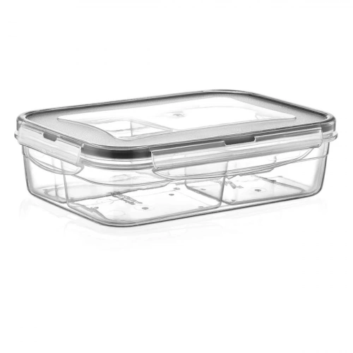 Durukar® 4-Compartment Leak-Proof Gasketed Locking Lid 1 Liter Food Storage Container -LC520