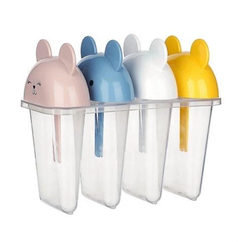 Durukar® 4-piece Easy Shaping Cute Kids Popsicle & Ice Cream Mold AP-9179