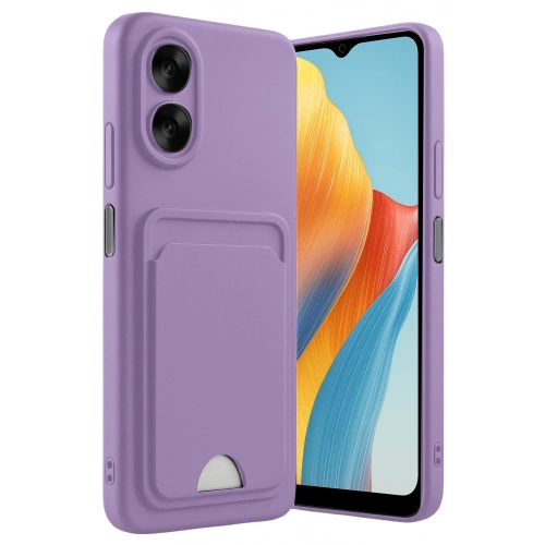 Durukar®   A38 Kılıf Kelvin Kartvizitli Silikon - Lila