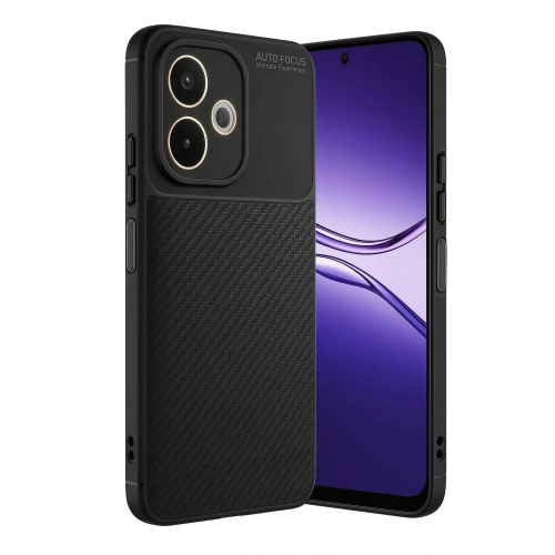 Durukar®   A5 Pro 4G Kılıf Auto Focus Karbon Kapak - Siyah